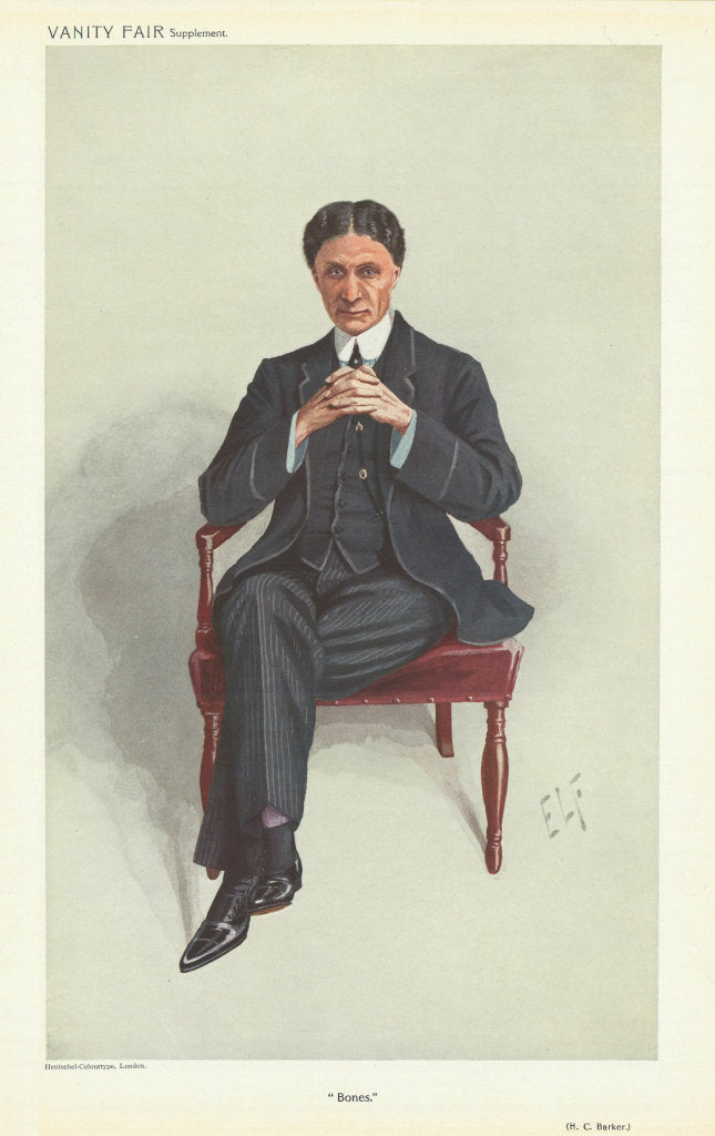 VANITY FAIR SPY CARTOON Herbert Atkinson Barker 'Bones'. Surgeon. Jamaica 1909